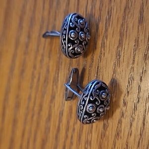 Sterling silver cufflinks